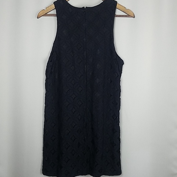 Tobi Little Black Dress Floral Lace Sleeveless - Picture 4 of 7